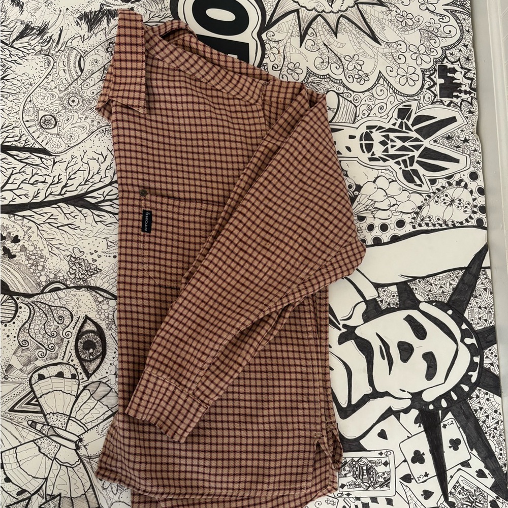 Stone neutral colored flannel